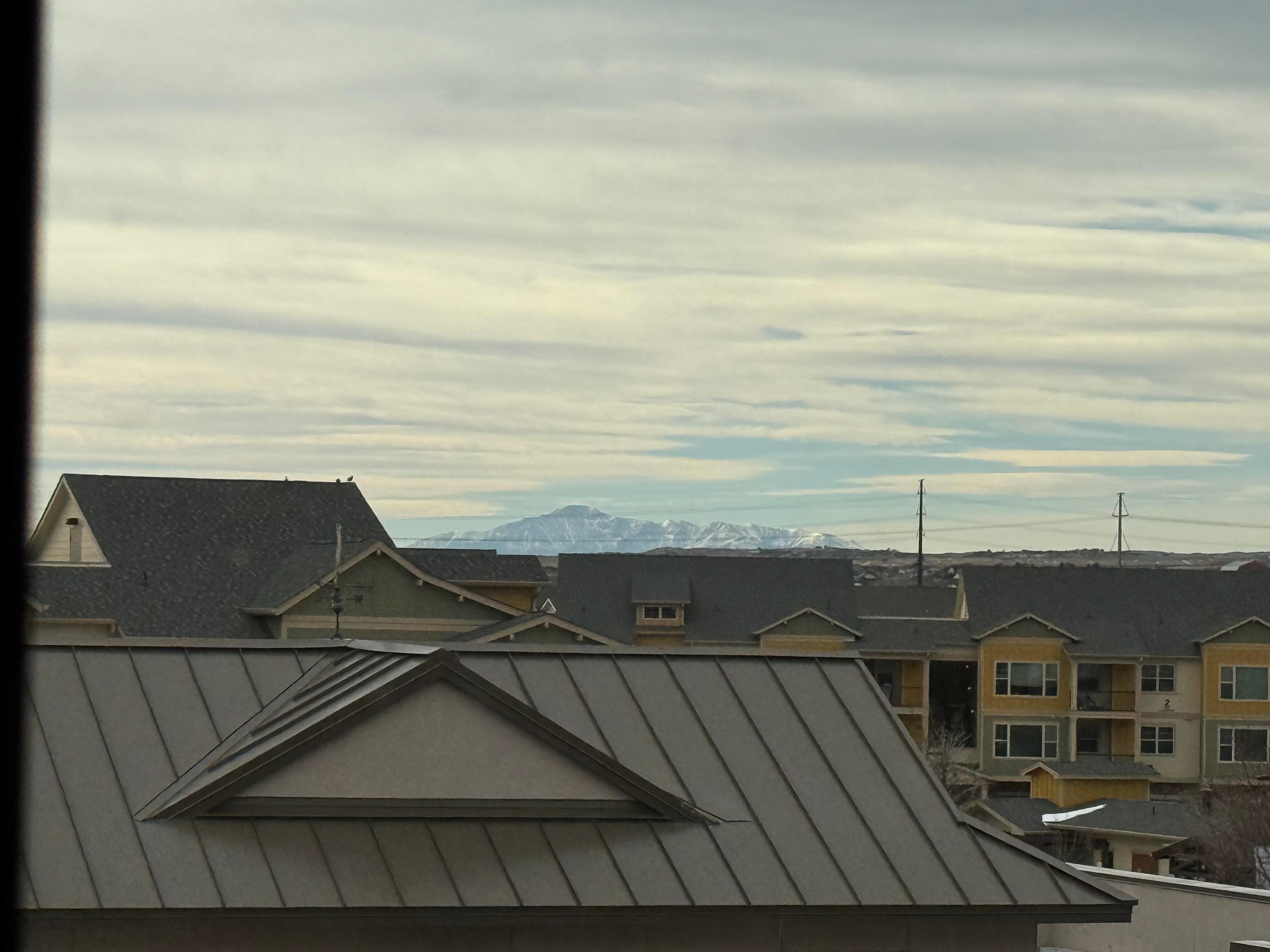 Room view of Pikes Peak