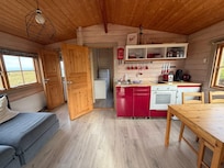 Kitchen living room. Bring food and drinks. Was fabulous.