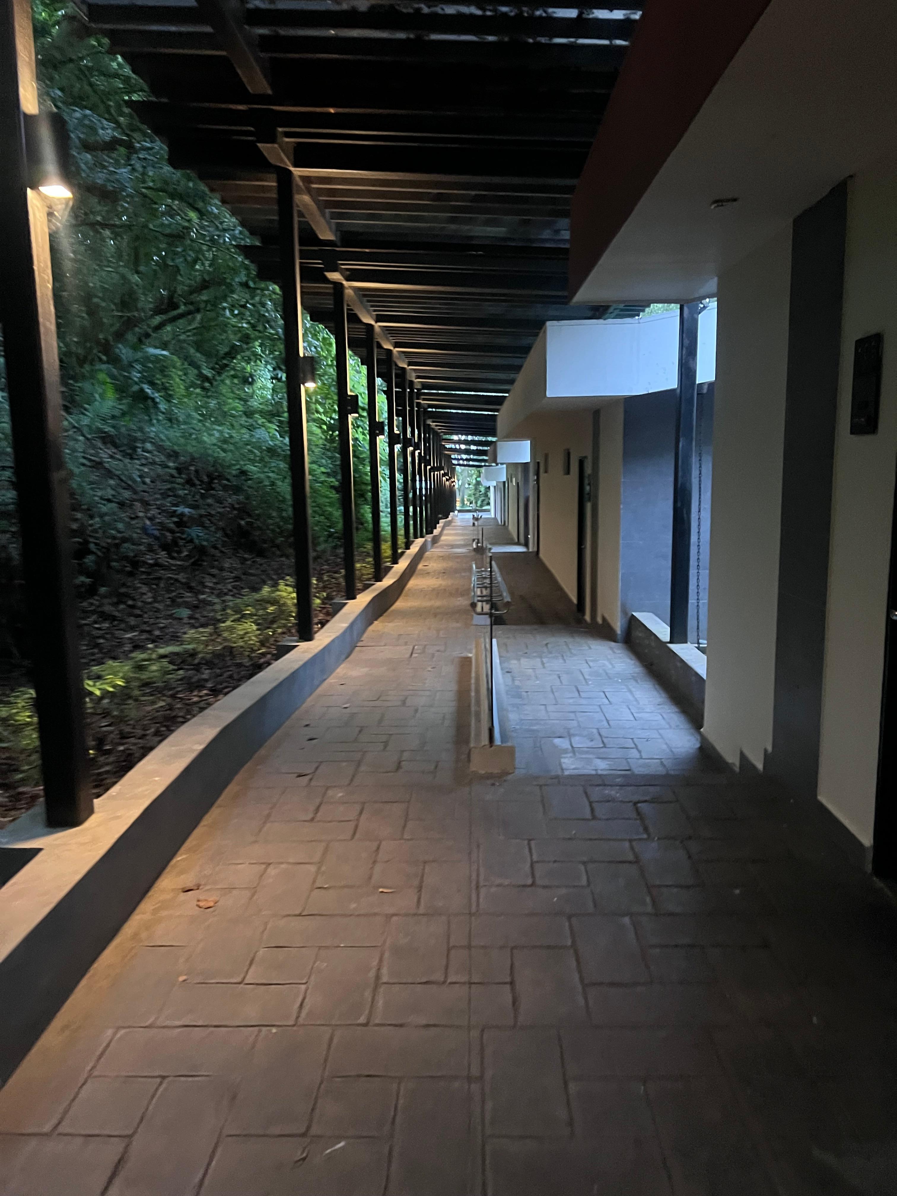 Outside the room