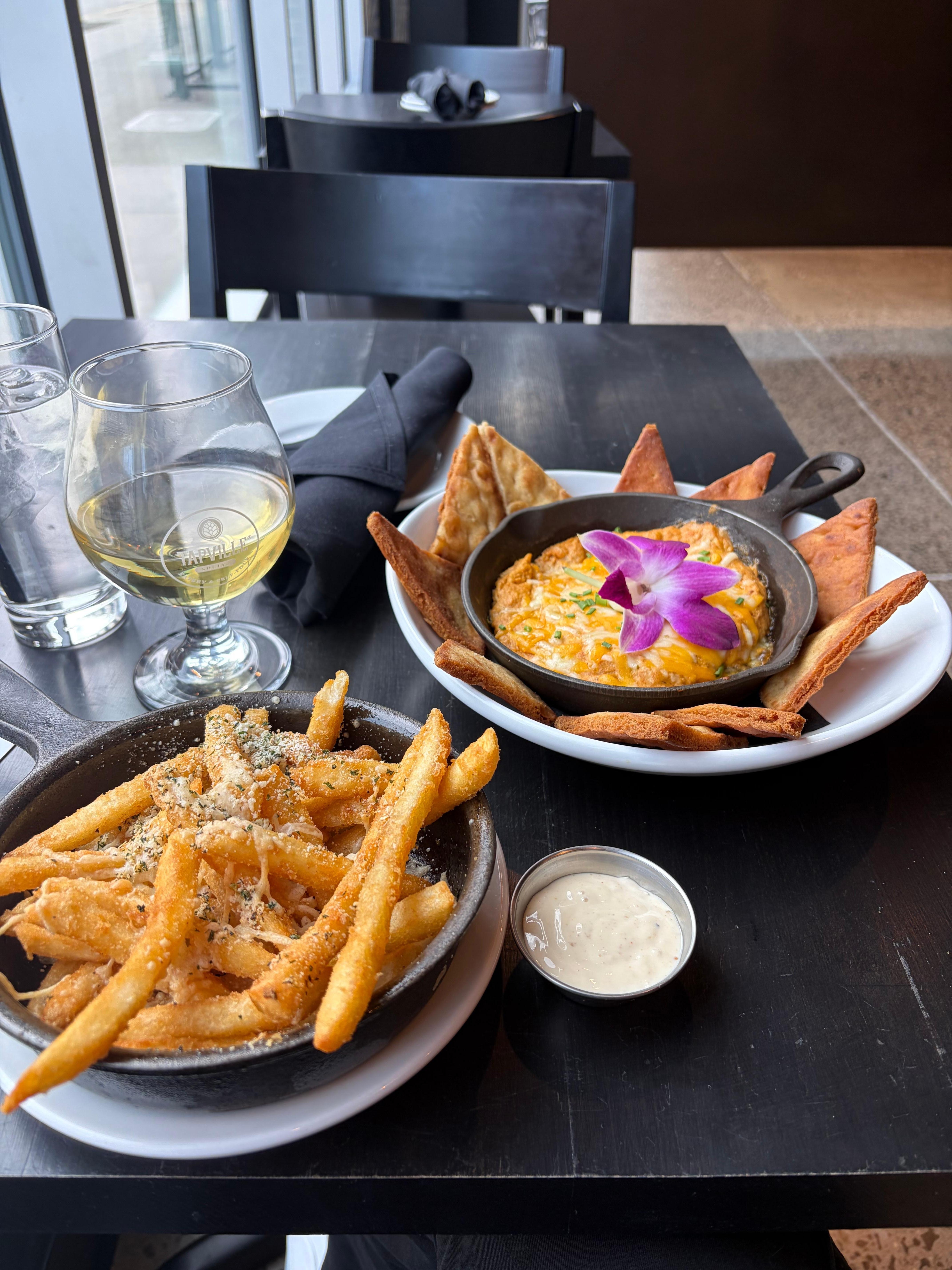 Restaurant across the street: The Taproom! Very affordable and high quality!