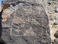 Petroglyphs not far away. Be sure to visit.