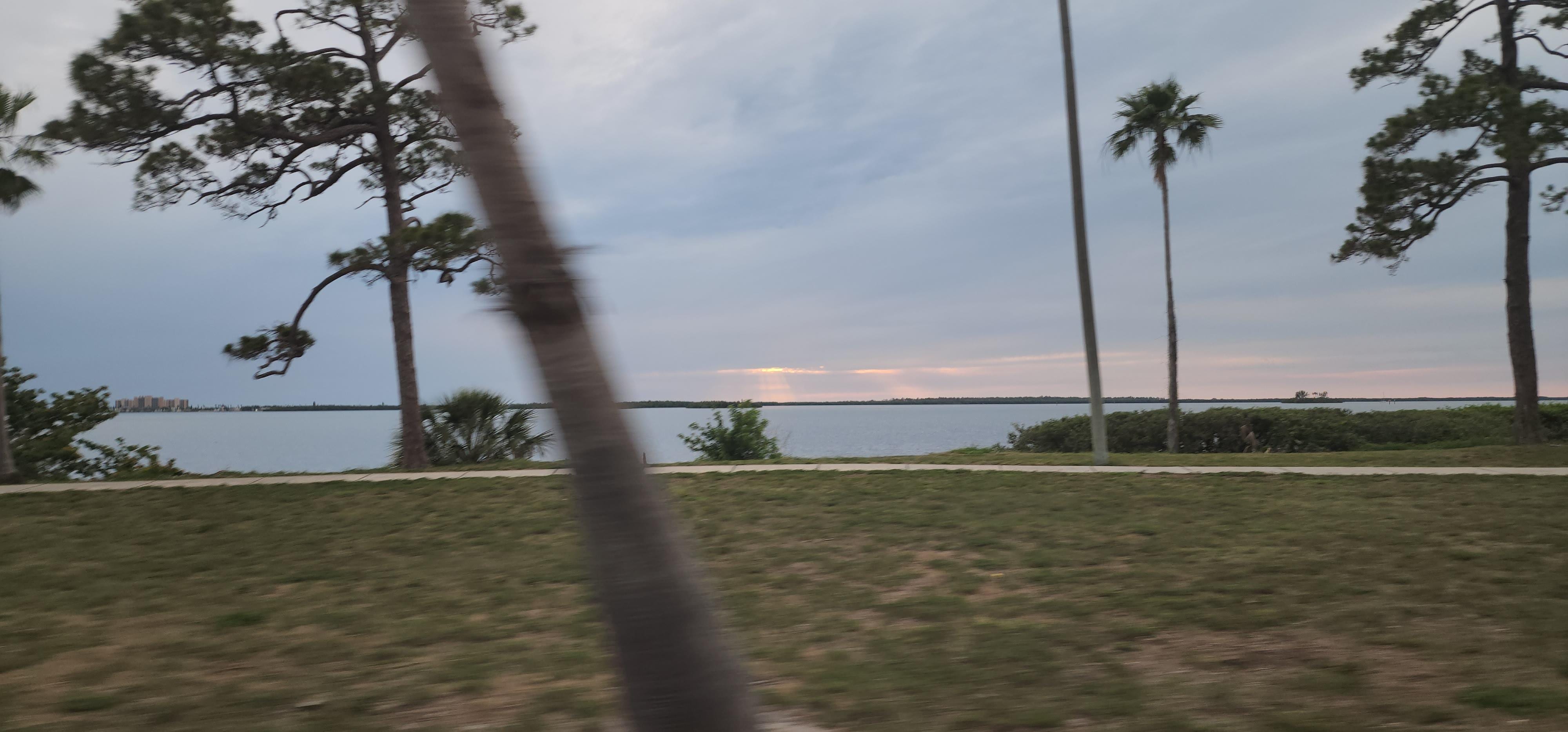 Walk a few blocks to the water and walking trail