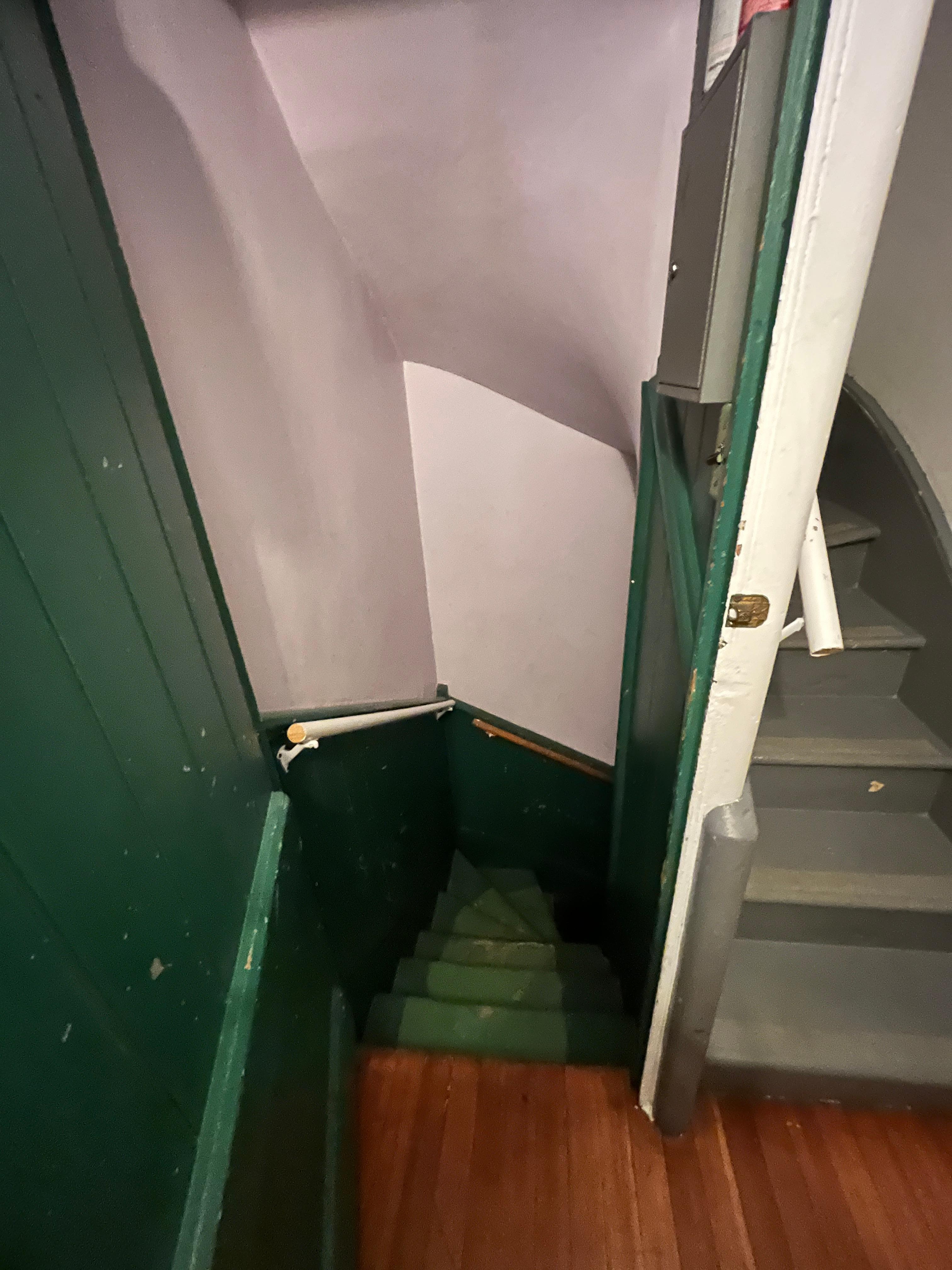 Stairs to the basement