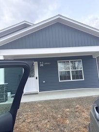 The front of the apartment