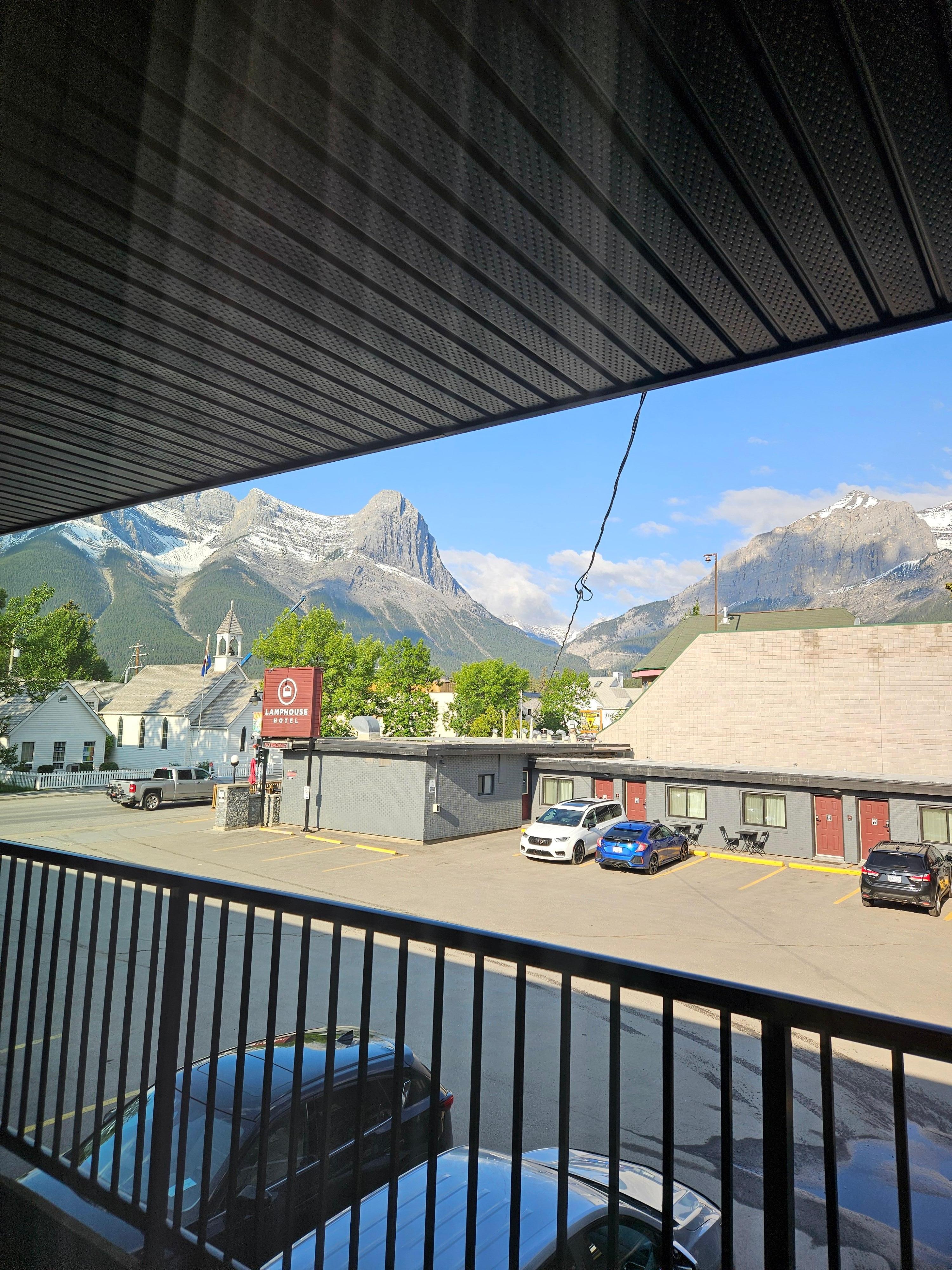 From our balcony.