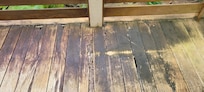 Lanai rotted through in one area