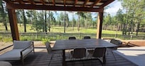 Our view out back.