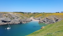 Pointe et plage de Pouldon