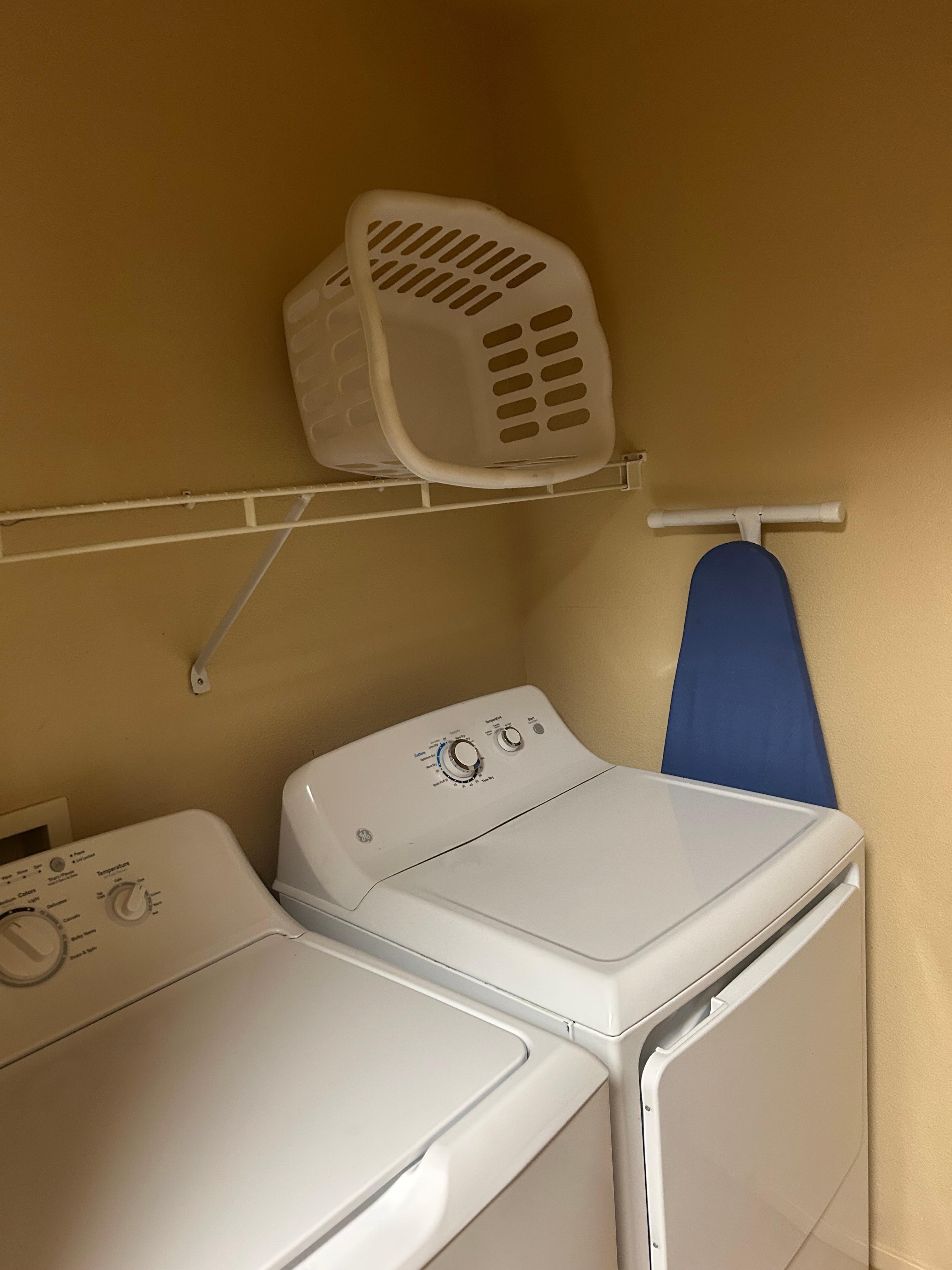 You can do laundry and not travel with dirty clothes 🥰