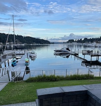 View of Puget Sound from my room , just lovely