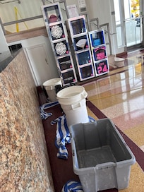 I don’t know what happened I guess a pipe busted and that’s why we had no water