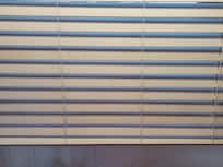 Blinds were crusted with food & debris, this was in kitchen.
