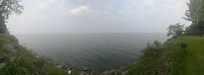 Panoramic of the lake from the house