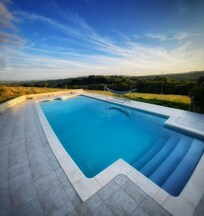 La piscine le jour de l'arrivée