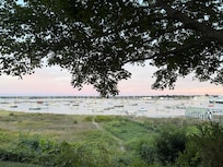 Our view of the water from the backyard 😍