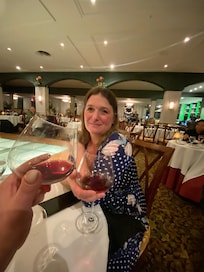 Dinner at the hotels restaurant. Amazing!