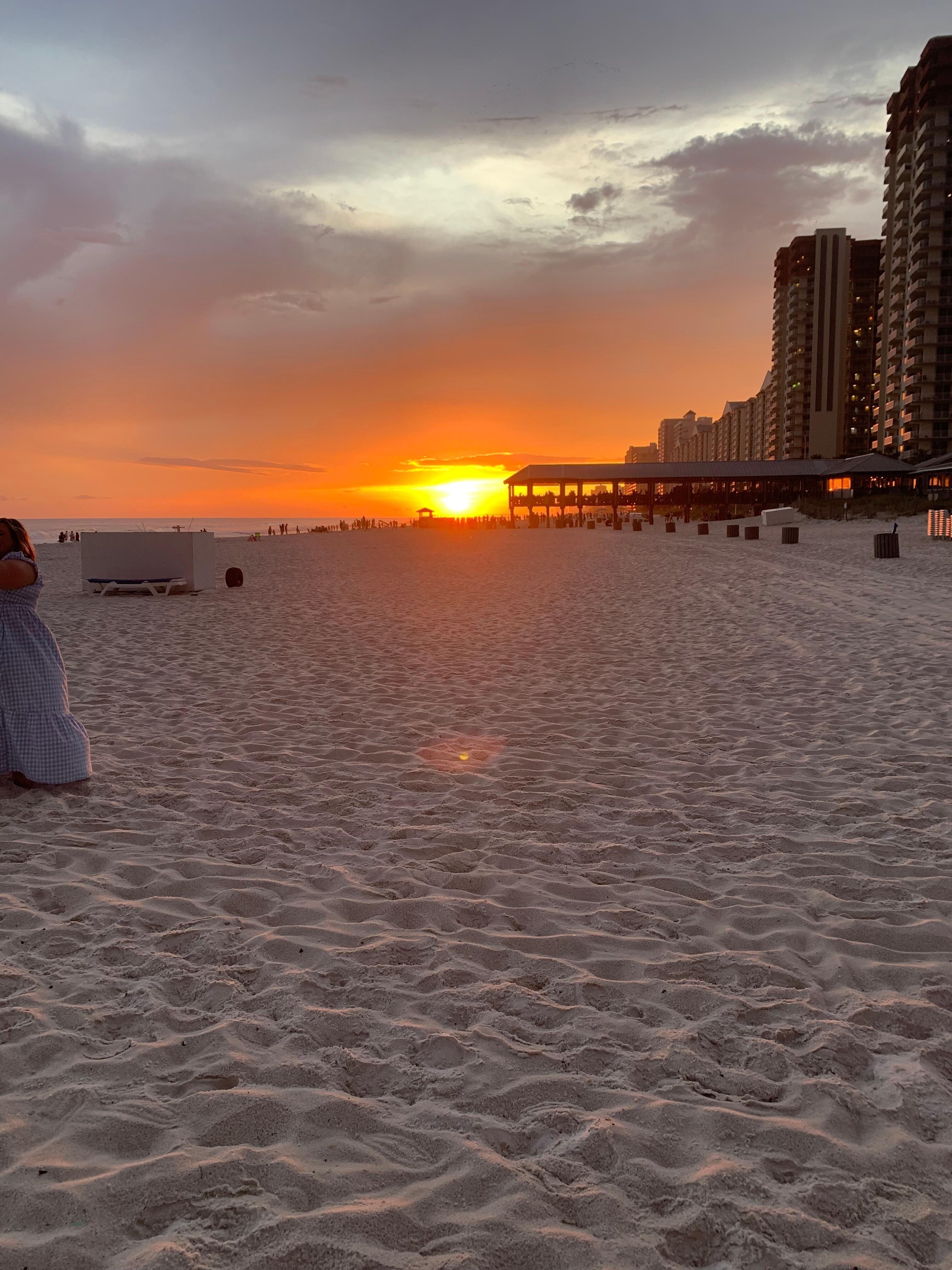 On the beach in front of condo!!!