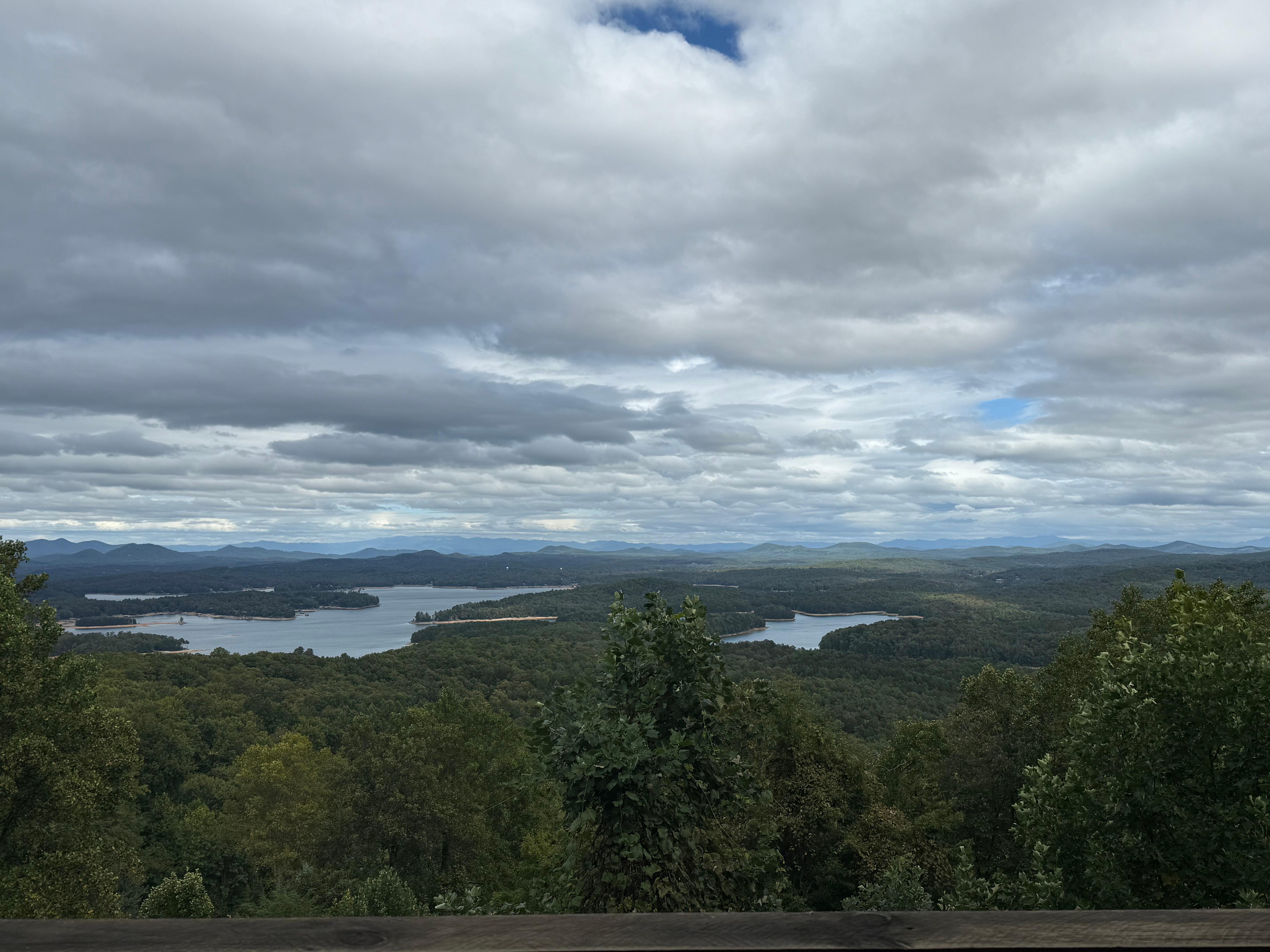 View from the mail level deck