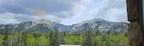 The view from the main lodge.