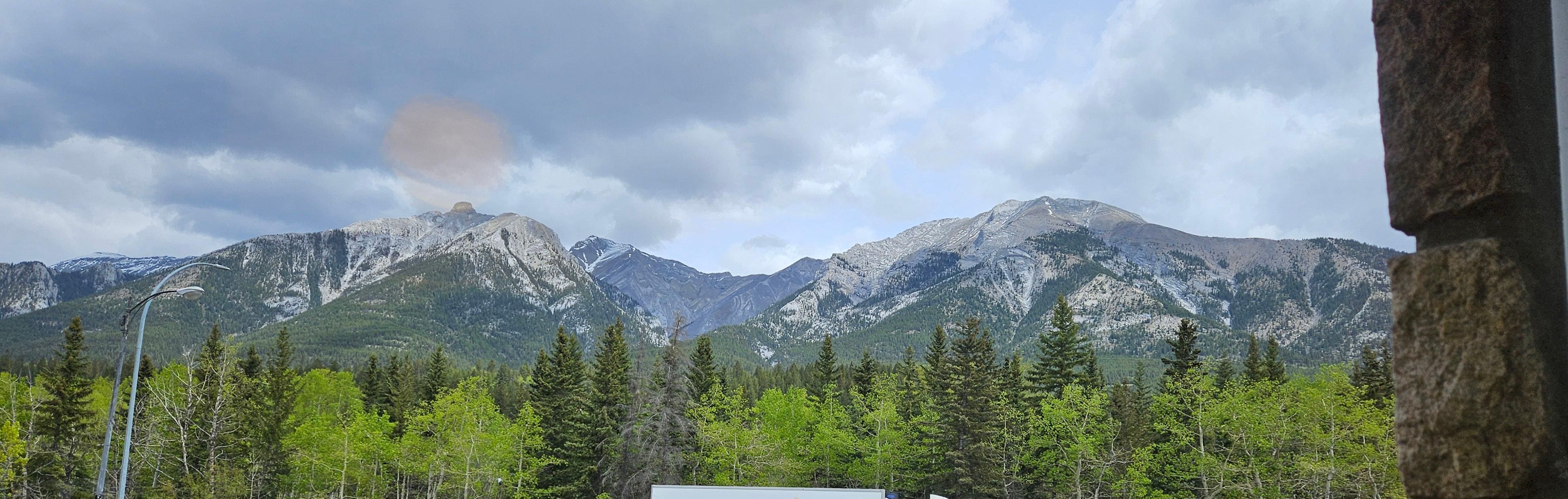 The view from the main lodge.