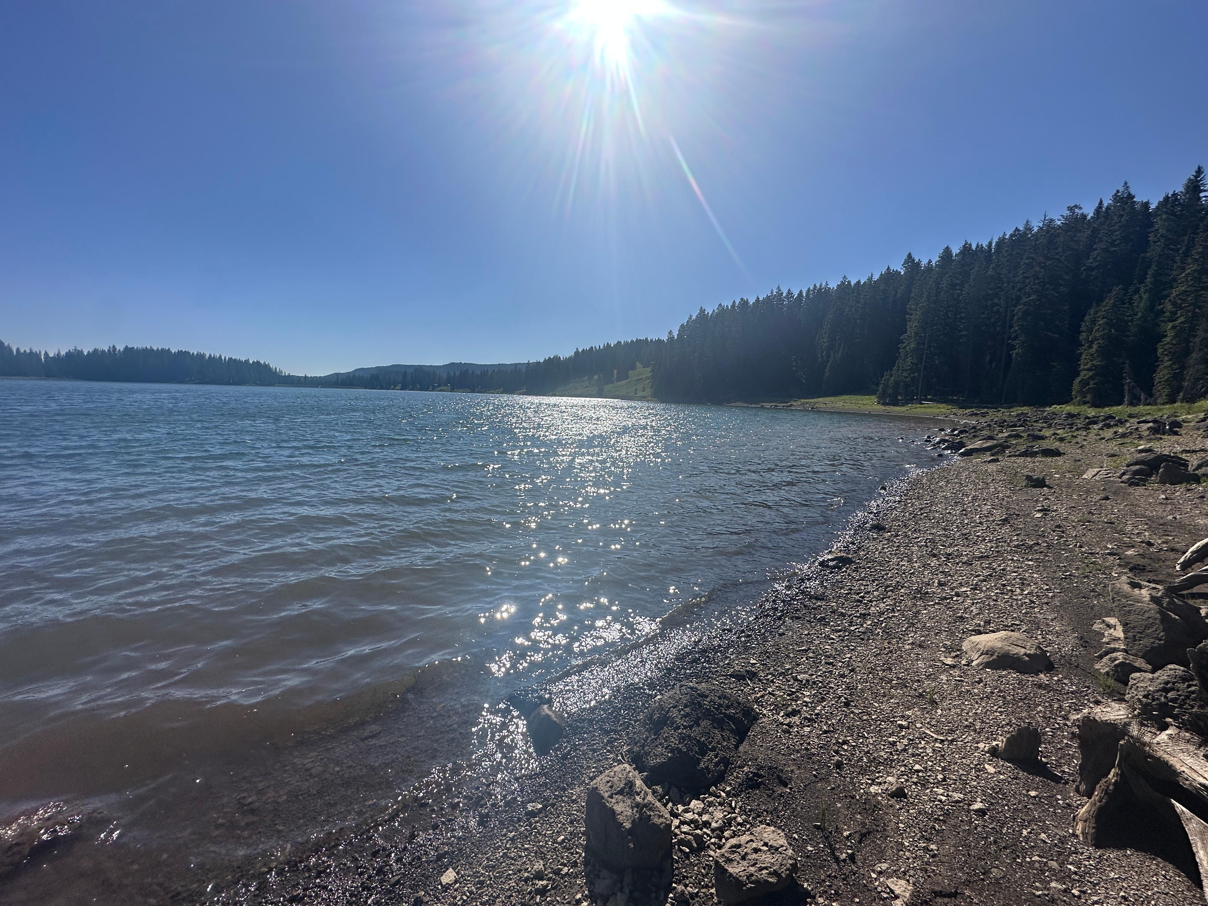 Great Mesa, one of many clear cool lakes