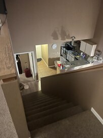 View from loft bedroom.