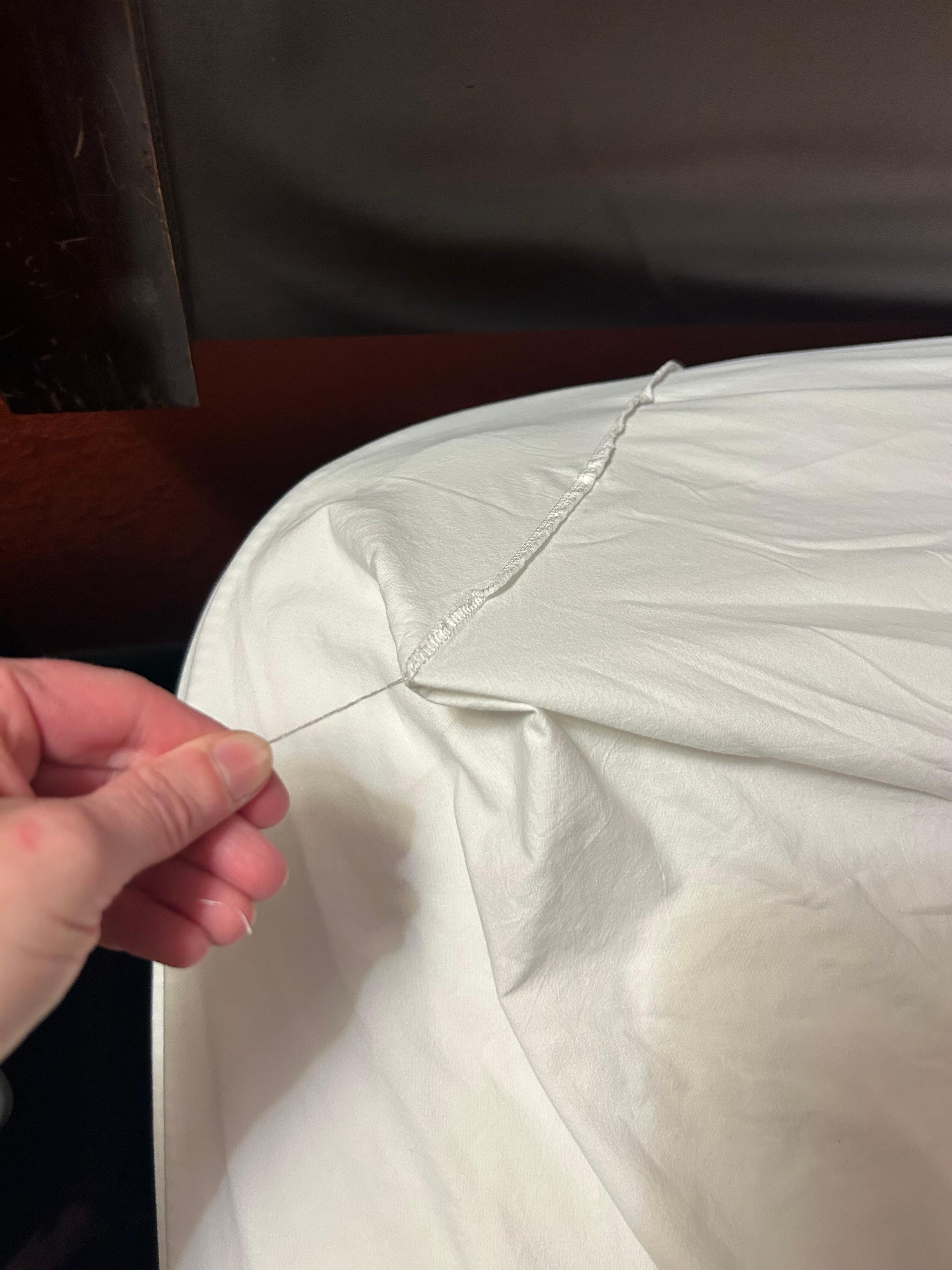 There a lot of things I can over look but when they start to build up… the fitted sheet was on upside down. 