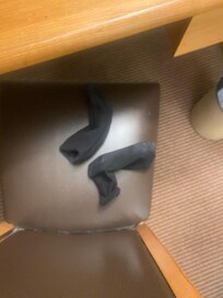 Previous guests dirty socks