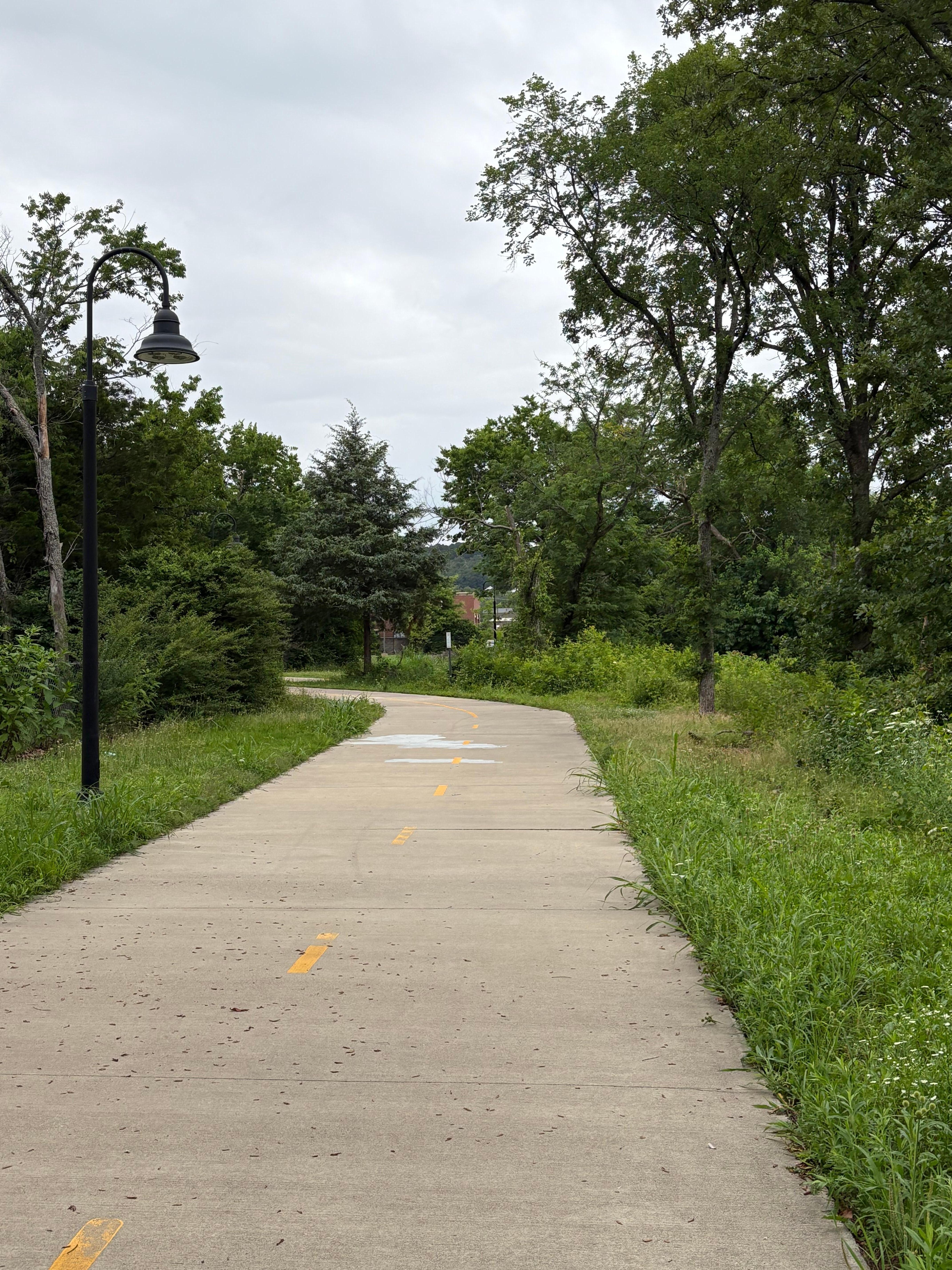 A lovely walking trail near the property.