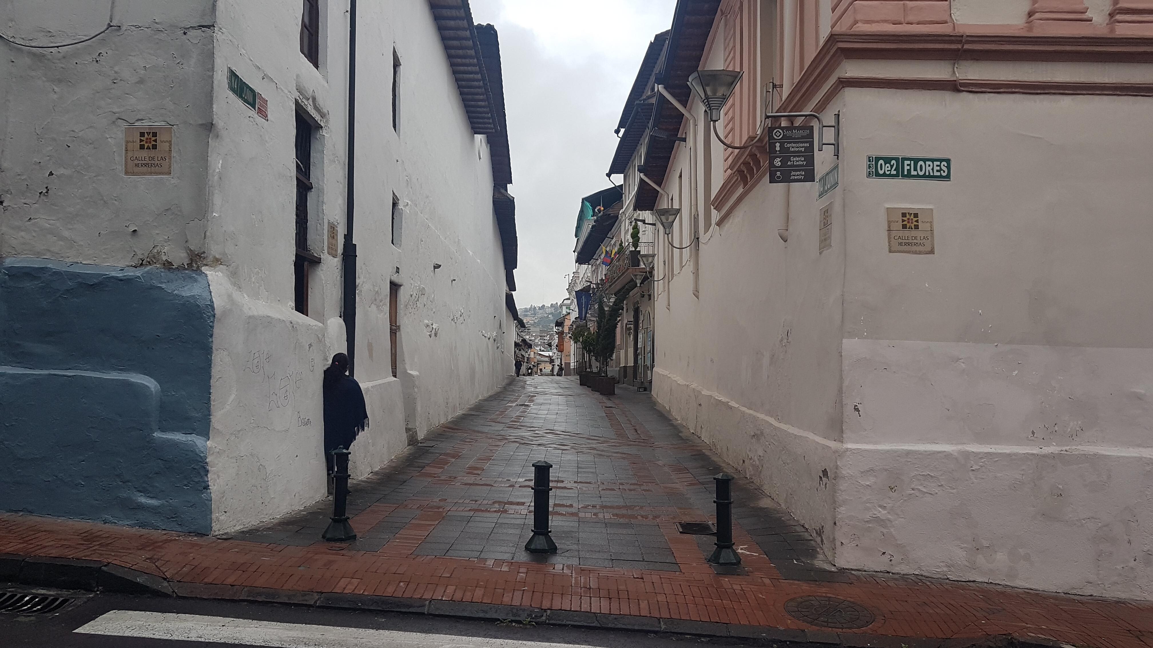 Calle del centro de Quito