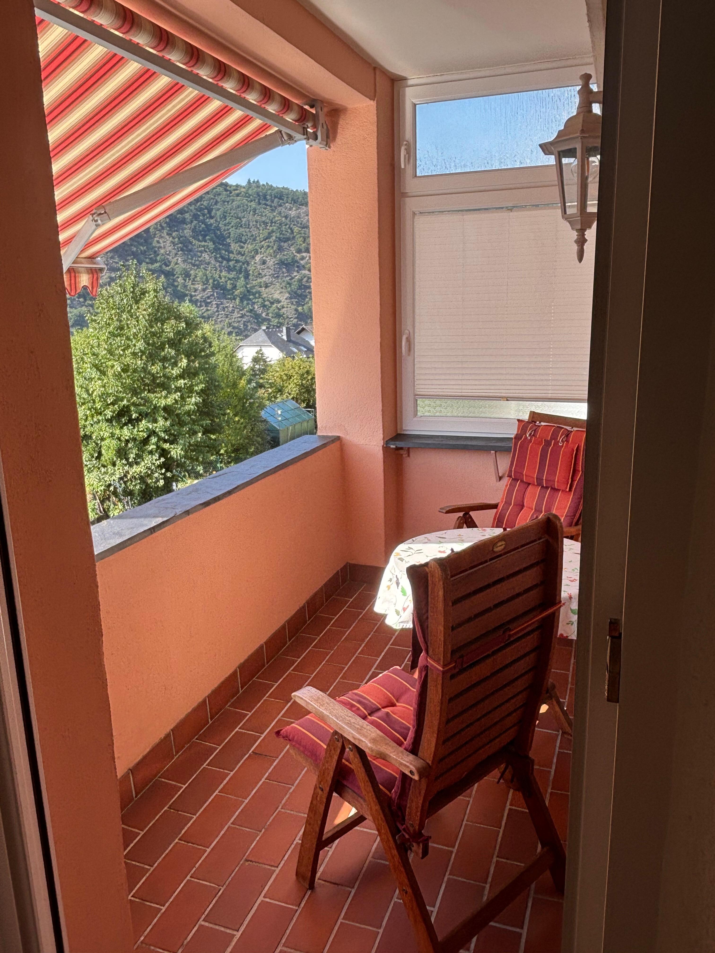 The wonderful balcony.