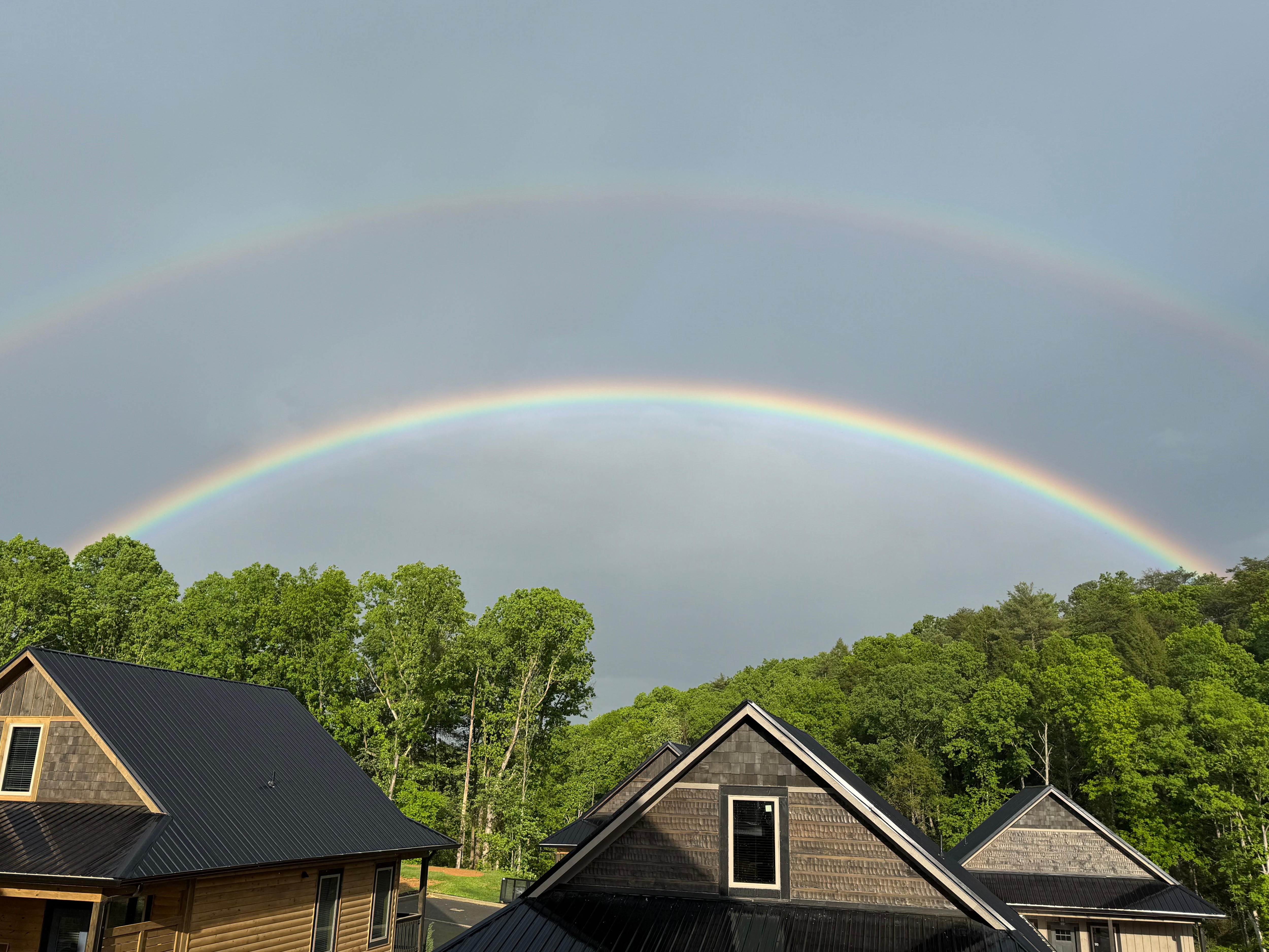  View from back deck. 