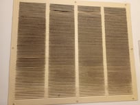 Hot air return is absolutely filthy.