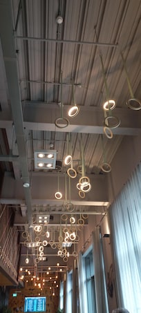 Celine att the hotel lobby