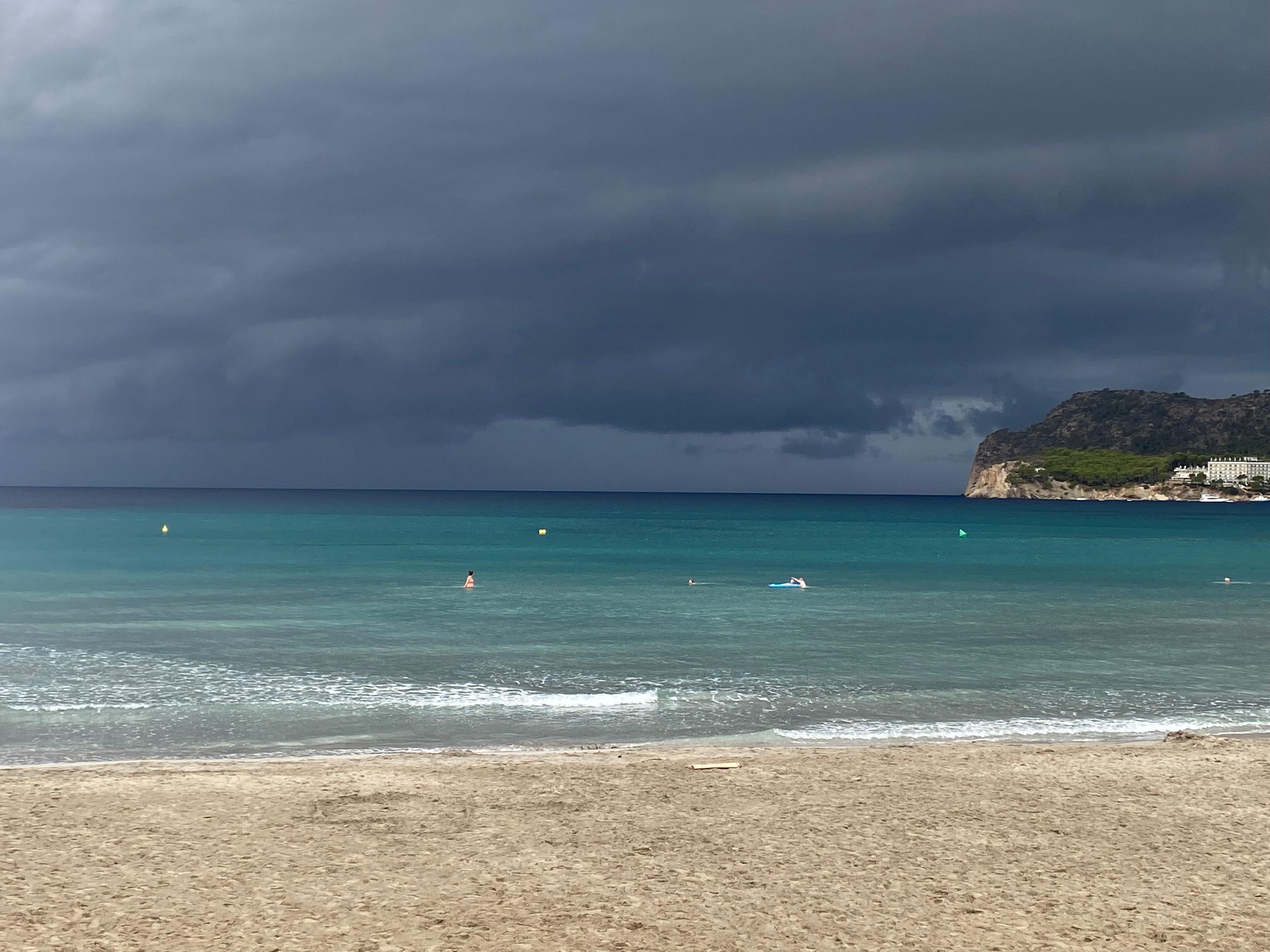 Bei aufkommendem Regen 