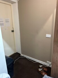 This is the tiny area to sit in.