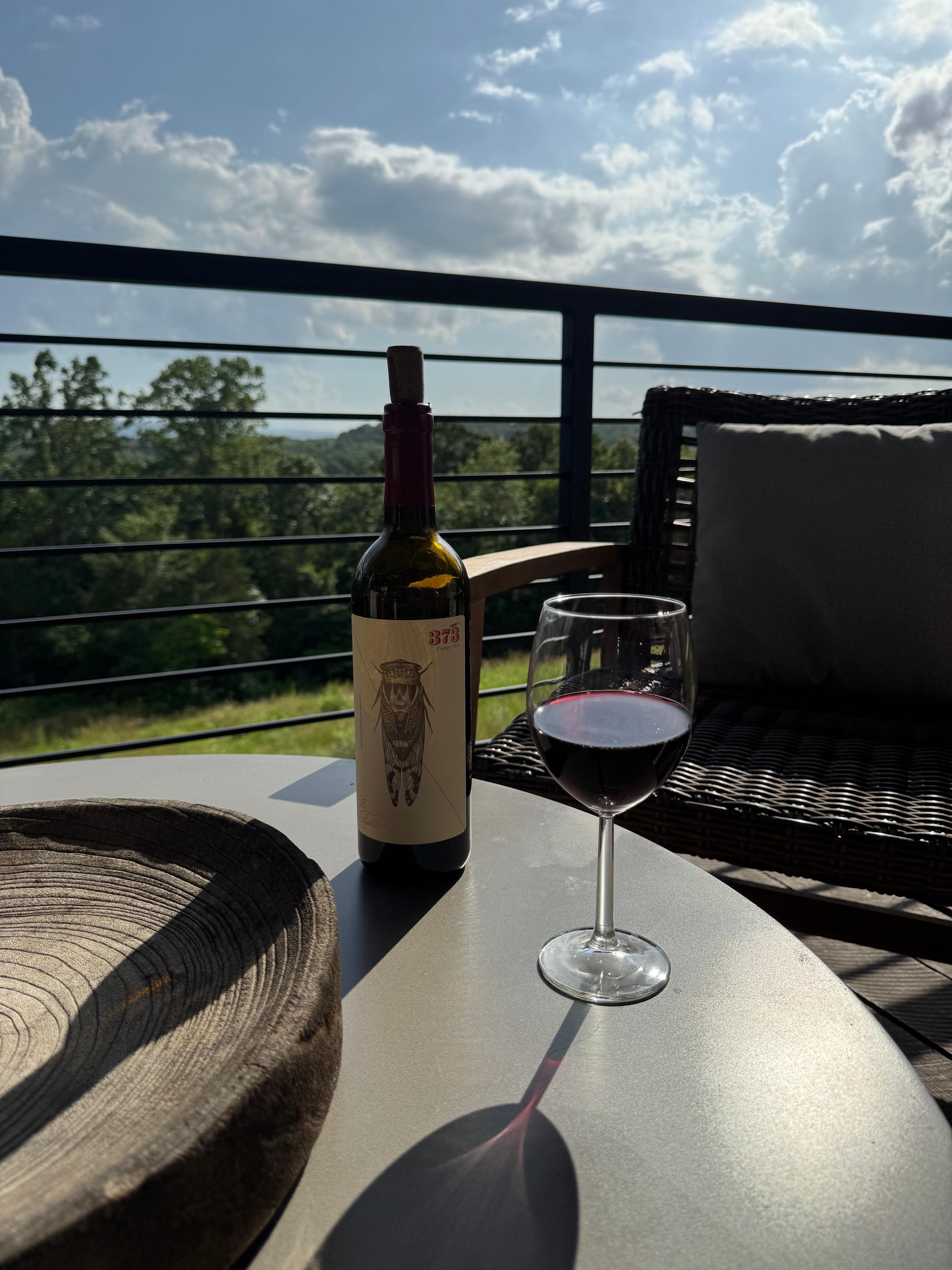 Evening on the deck