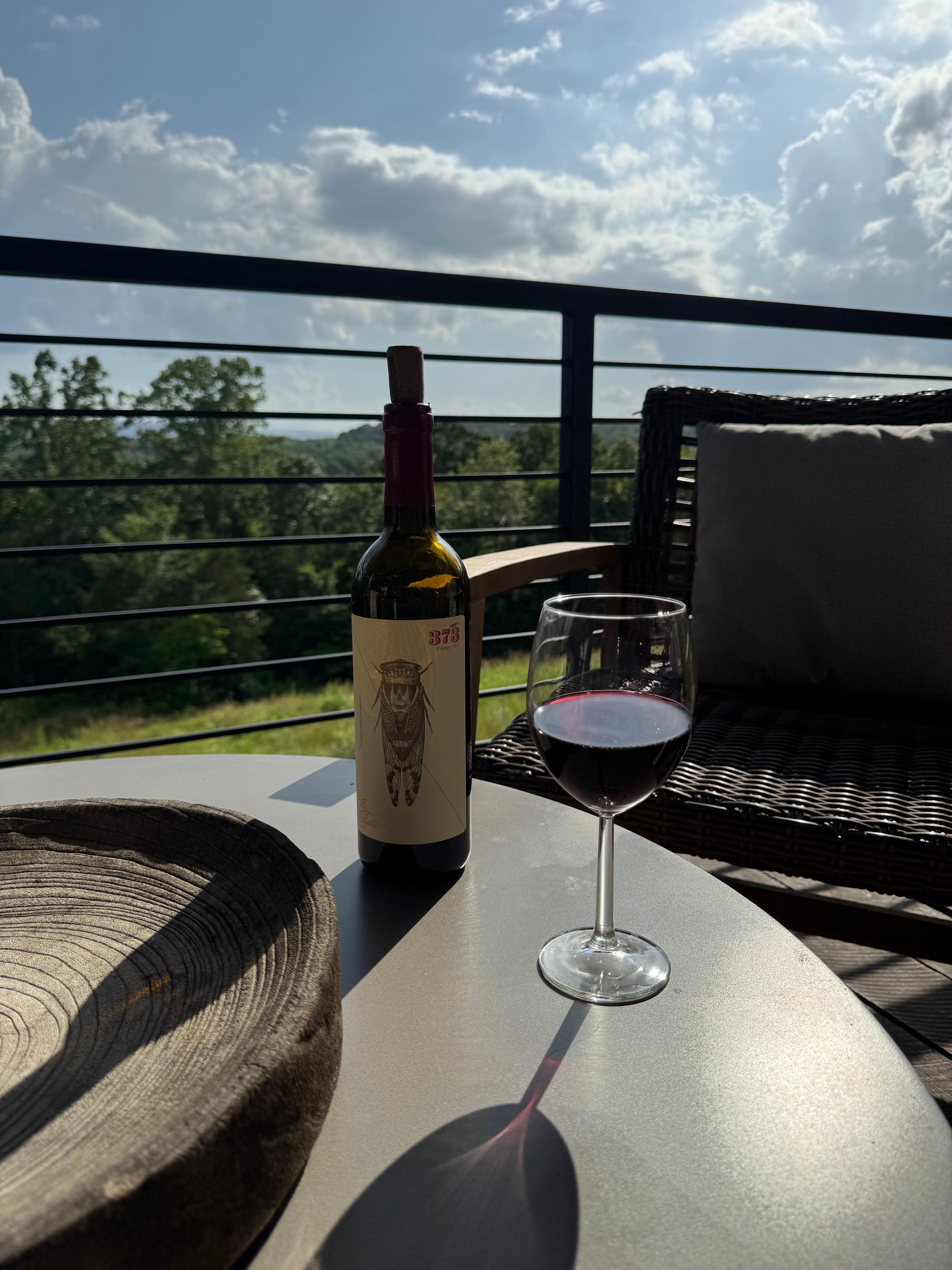 Evening on the deck