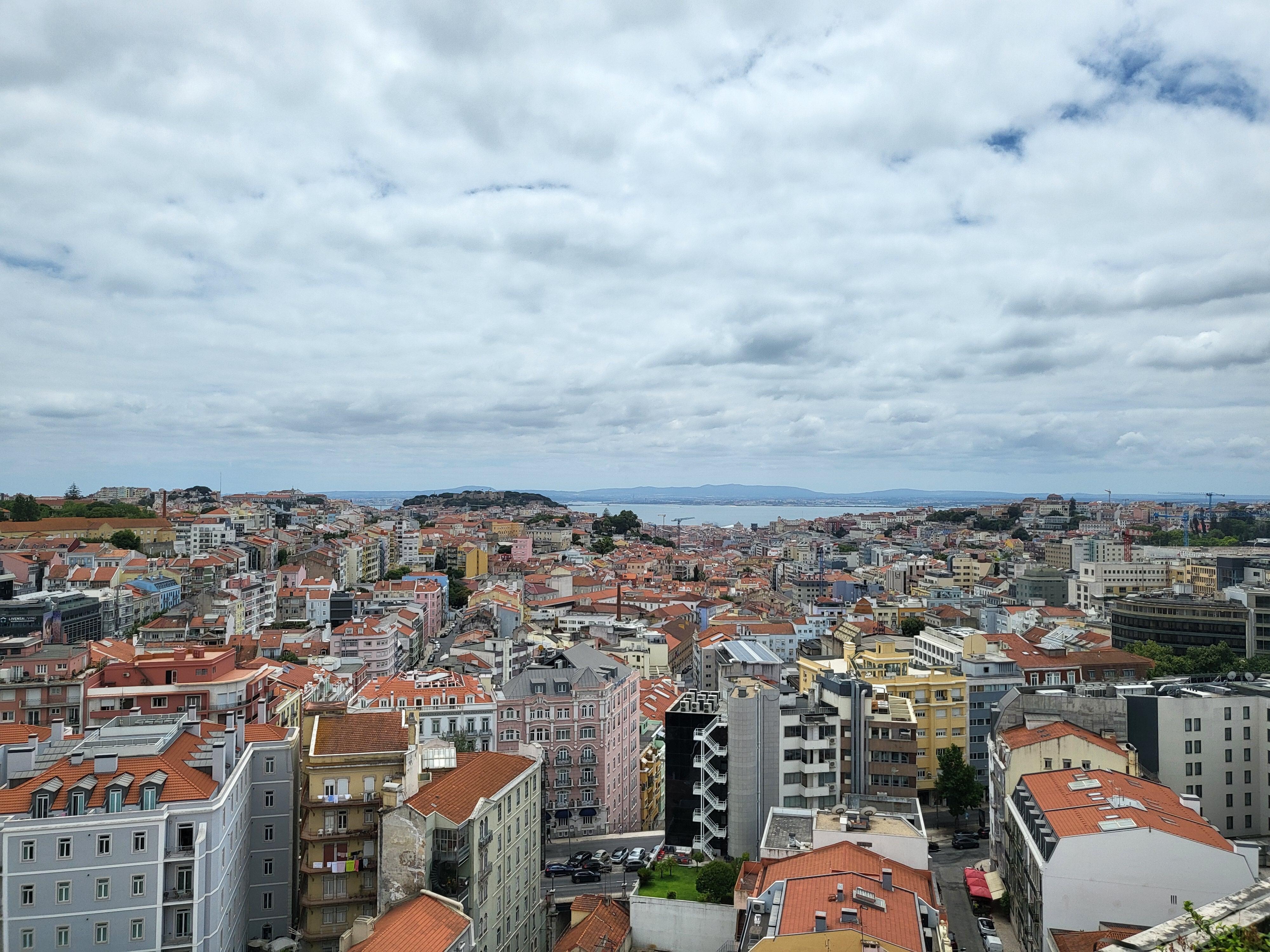 View from rooftop pool 