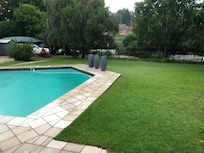View of the garden to the river
