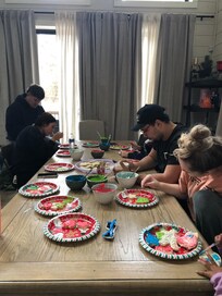 Decorated Christmas cookies