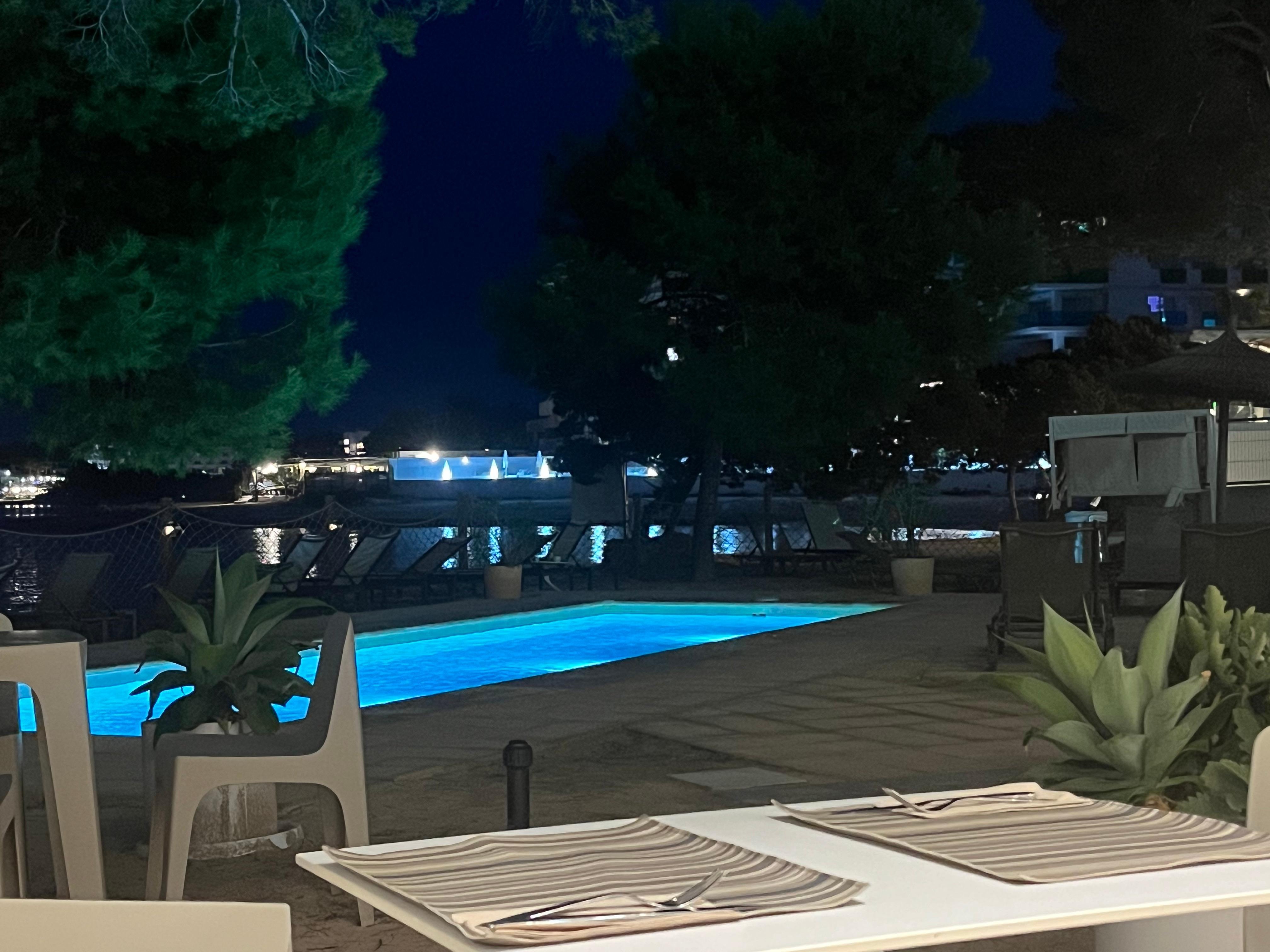 View from restaurant
(At night)