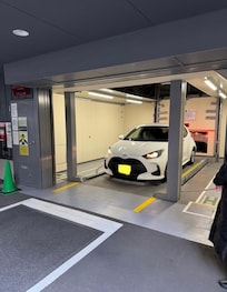 parking garage with automated valet.