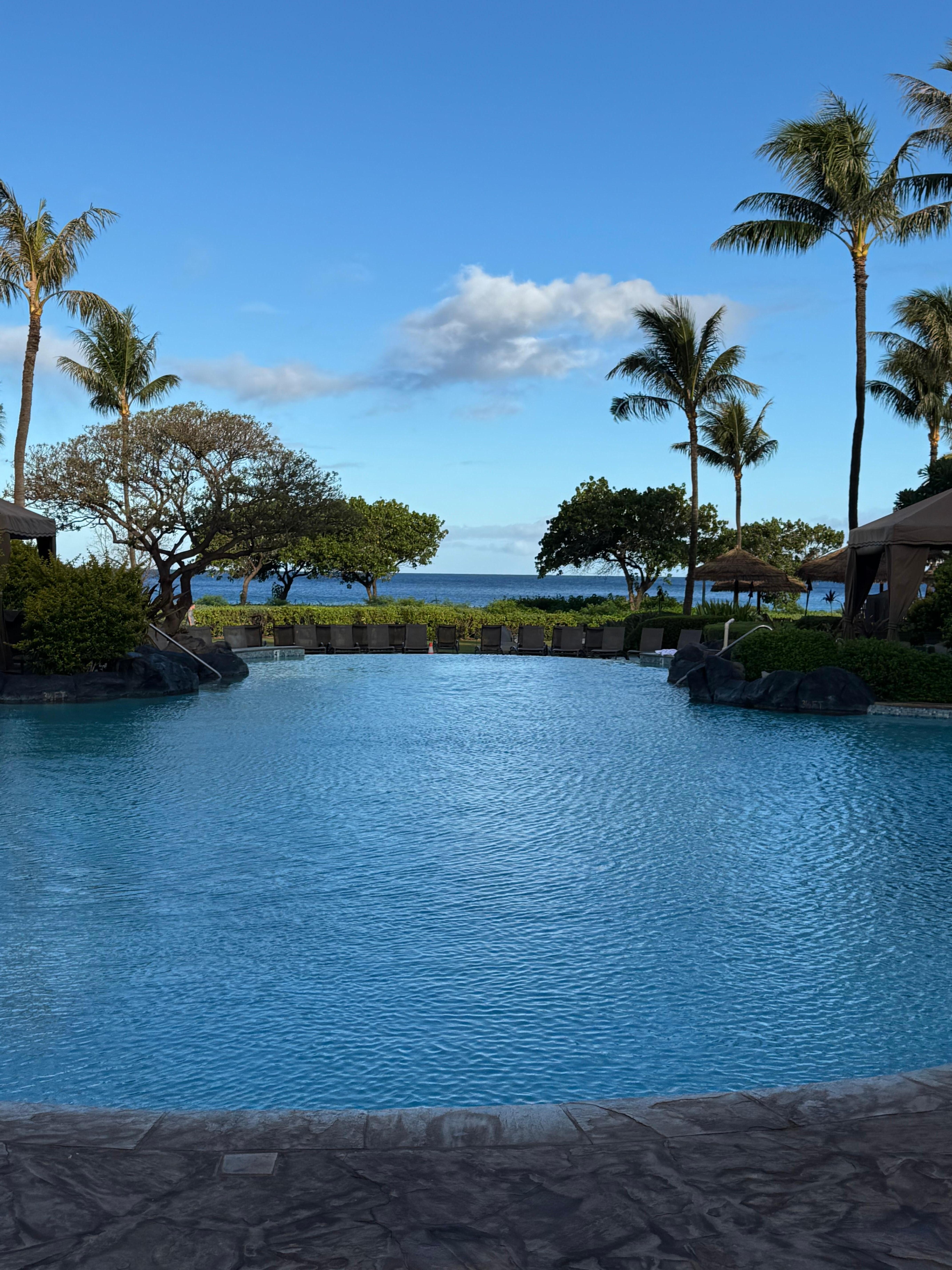 Pool area super clean 