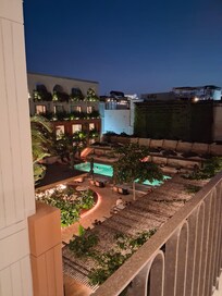 View from 3rd floor of pool area