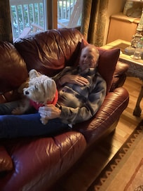 Our dog, Abby, loved it too.