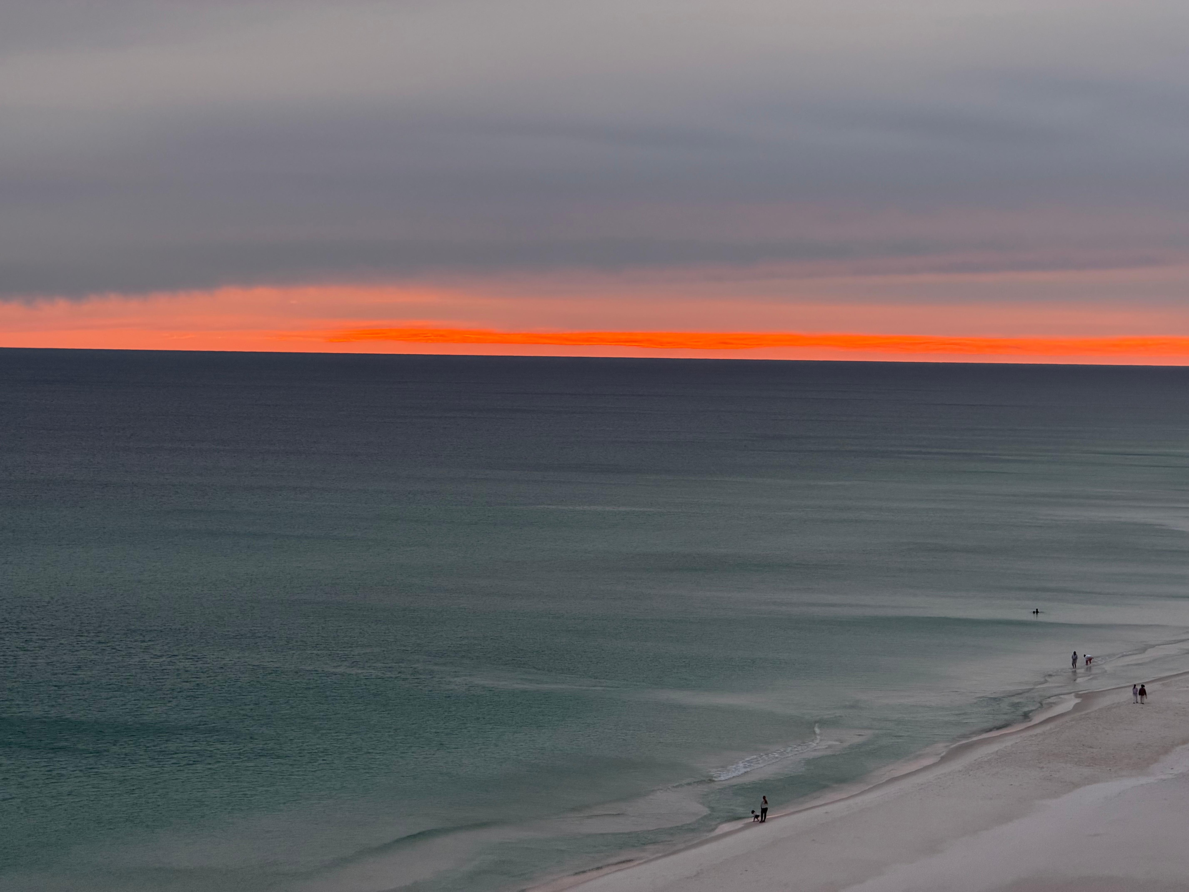 Beautiful sunset view from the balcony!! 