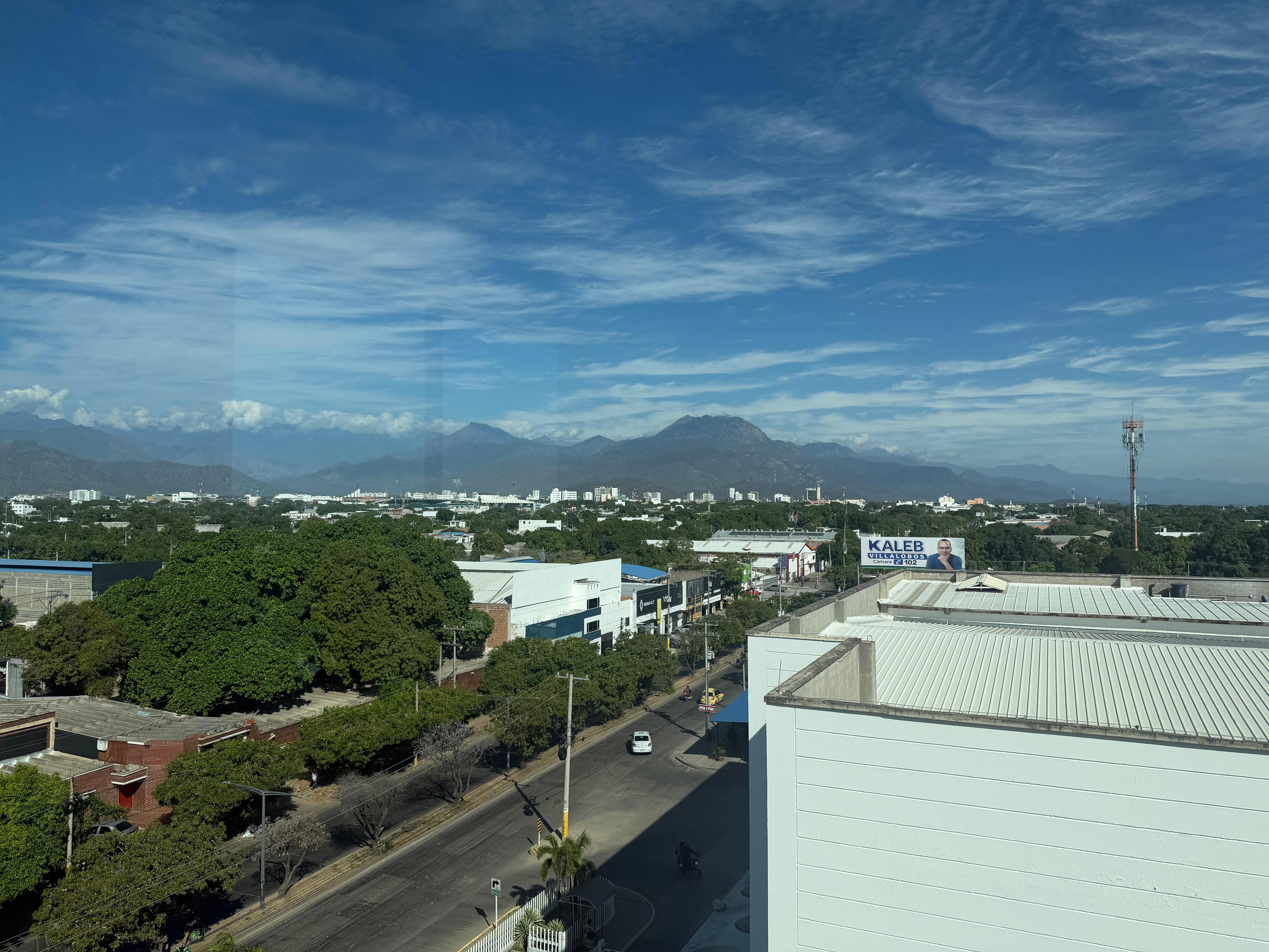 Vista desde el lobby 
