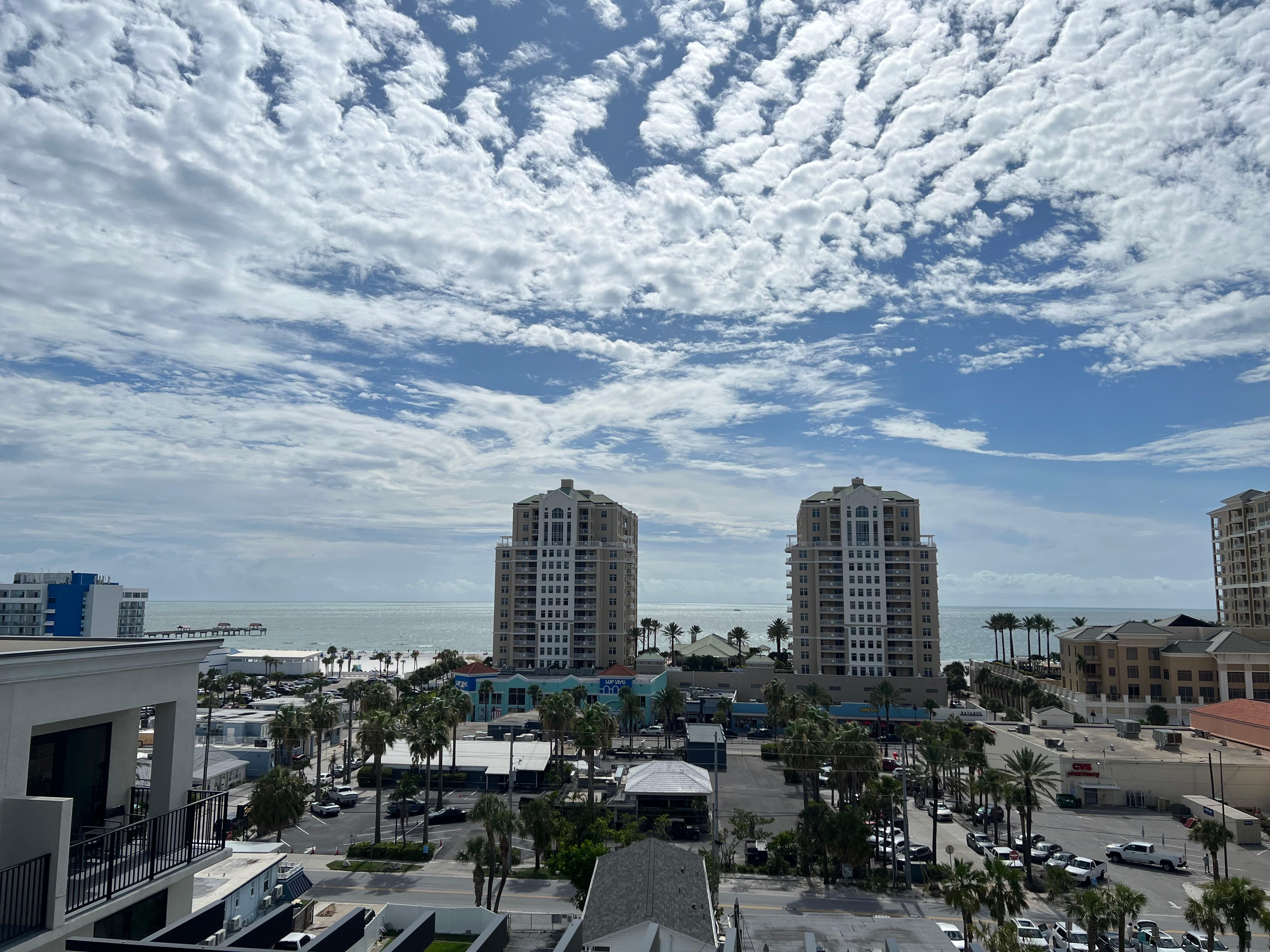 View from the rooftop 360 bar.