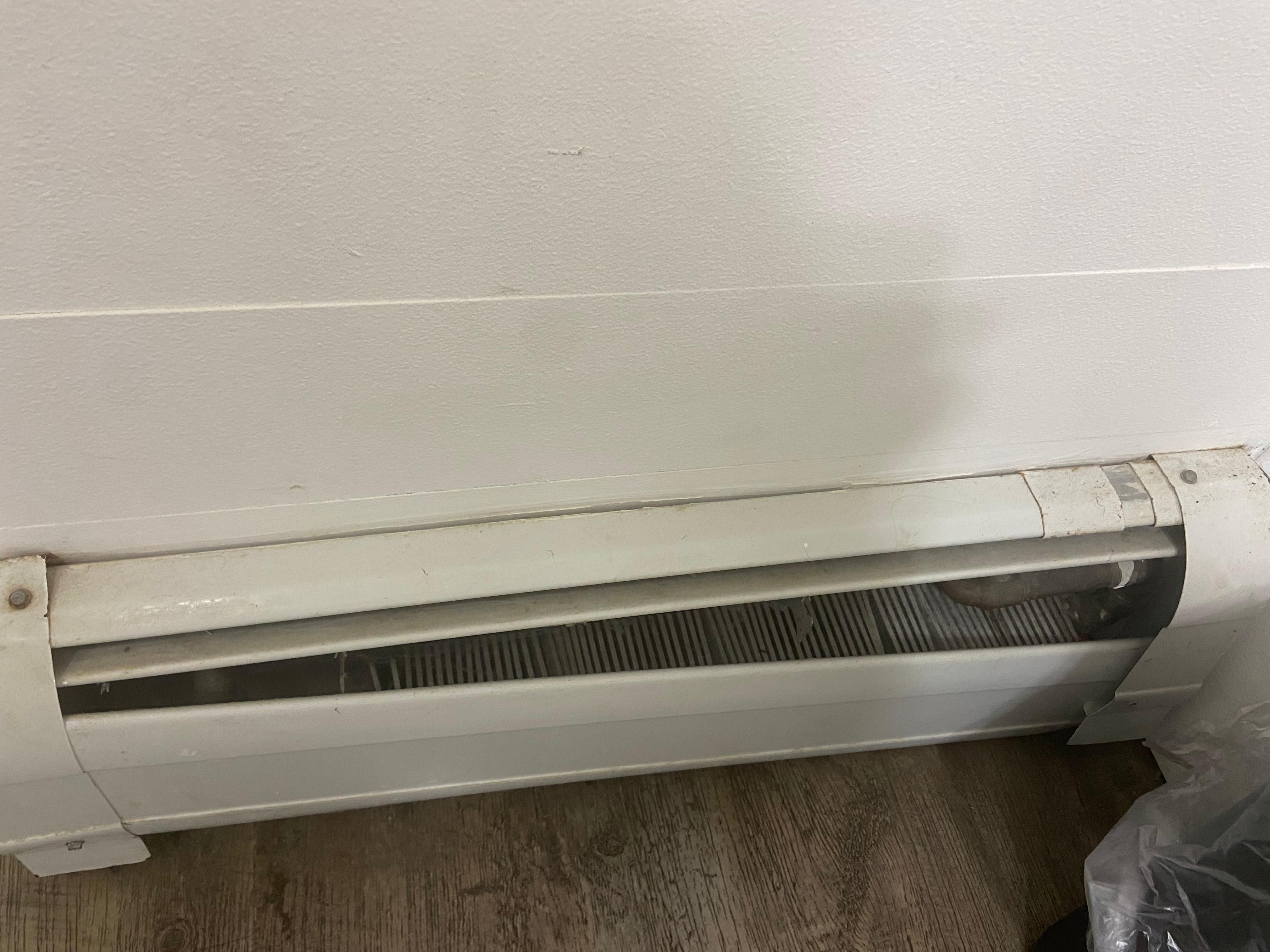 Heater in bathroom